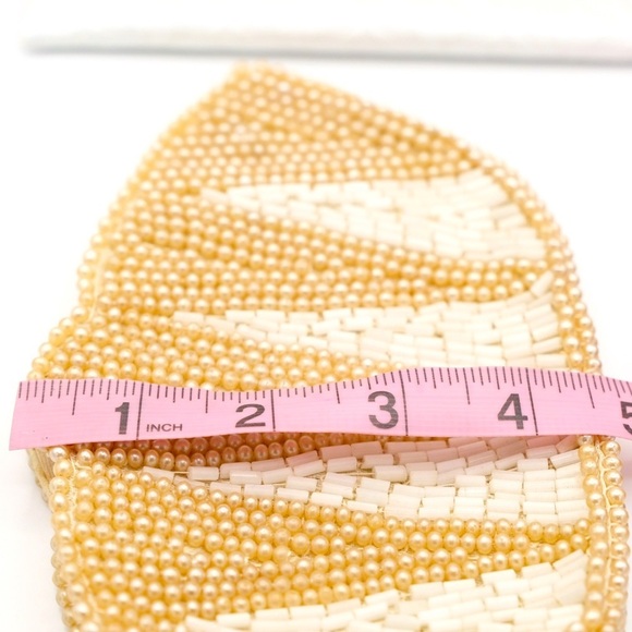 VINTAGE La Regale handmade in Japan Gorgeous Art Deco Beaded Heavy & GORGEOUS - Picture 6 of 16